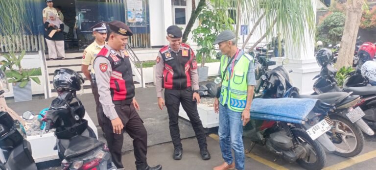 Sat Samapta Polres Ciamis Patroli ke Obvit, Kantor Perbankan Jadi Sasaran