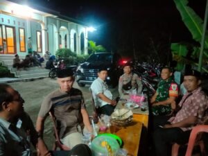 Polsek Panjalu Monitoring Bazar Ramadan untuk Jaga Keamanan dan Kenyamanan Masyarakat