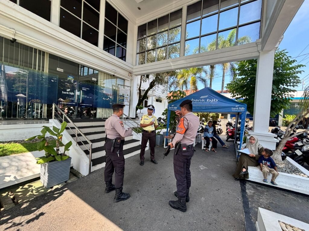 Jaga Kondusifitas, Sat Samapta Polres Ciamis Monitoring Aktivitas di Obter dan Obvitnas di Ciamis