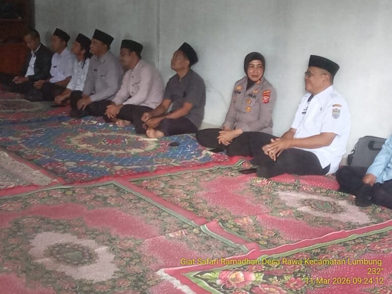 Safari Ramadan 1447 H, Polsek Kawali Ikuti Kegiatan Keagamaan Warga Desa Rawa