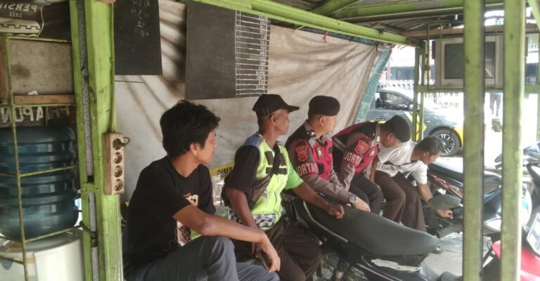 Jaga Harkamtibmas, Sat Samapta Polres Ciamis Datang ke Pangkalan Ojek Al Ghani Ciamis