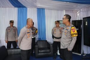 Kapolres Ciamis Tinjau Pos Pam Terpadu Alun-Alun Ciamis, Pastikan Kesiapan Pengamanan Ops Ketupat Lodaya 2026