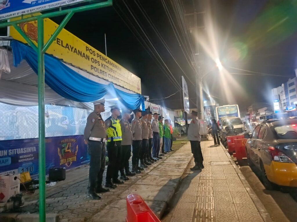 Polres Ciamis Gelar Apel Operasi Ketupat Lodaya 2026 di Pos Pam Banjarsari untuk Perkuat Pengamanan Wilayah