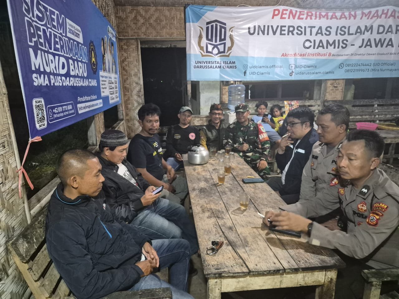 Cipkon Kamtibmas, Polsek Cijeungjing Polres Ciamis Koorkom Bareng IKRAM