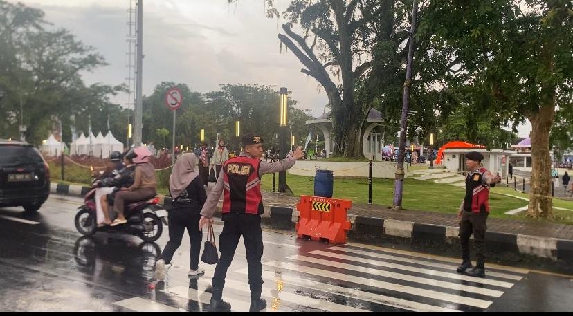 Satgas Preventif Patroli Antisipasi Balapan Liar dan Tindak Kriminalitas Saat Ngabuburit di Ciamis