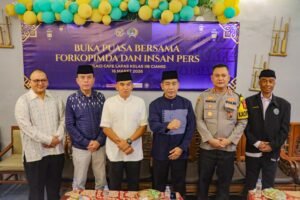 Kapolres Ciamis Hadiri Buka Puasa Bersama Forkopimda dan Insan Pers, Perkuat Sinergi dan Kondusifitas Wilayah