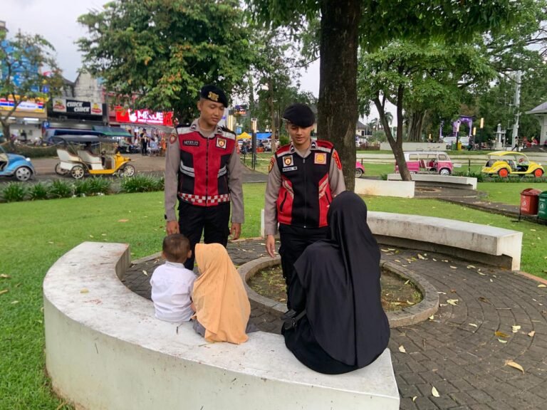 Satgas Preventif Patroli Antisipasi Balapan Liar dan Tindak Kriminalitas Saat Ngabuburit di Ciamis