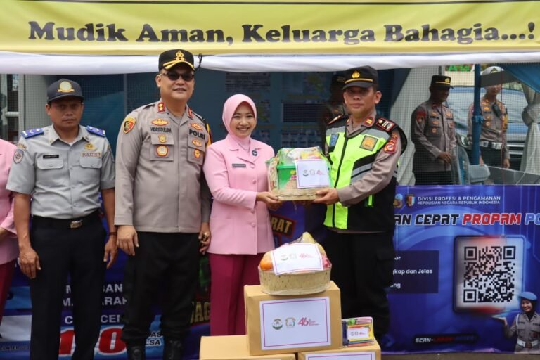 Kapolres Ciamis Tinjau Langsung Pos Pam Ops Ketupat Lodaya 2026, Pastikan Kesiapan Personel dan Pelayanan Optimal