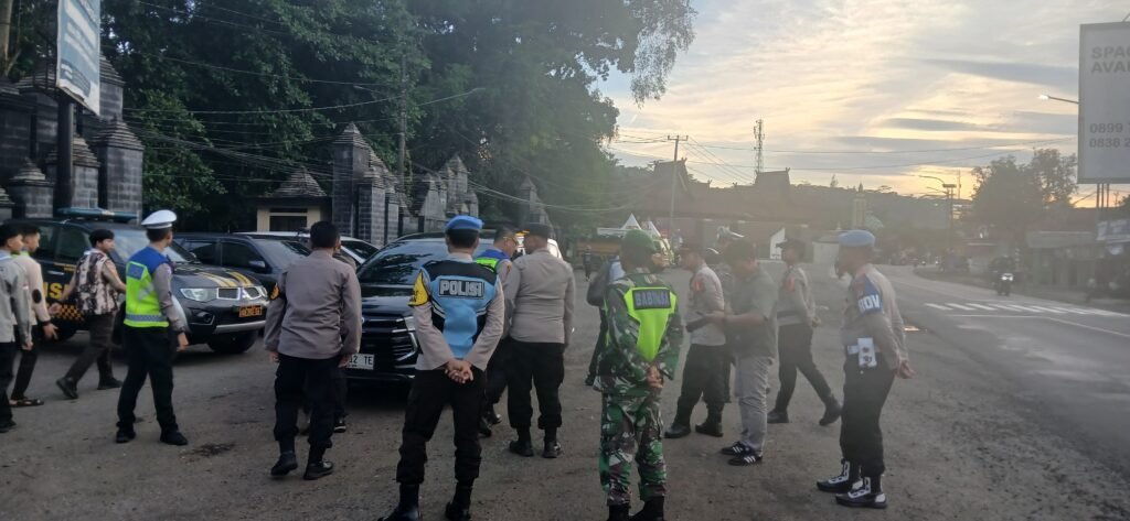 Kapolres Ciamis Cek Pos Yan Karangkamulyan Jelan Hari Raya Idul Fitri 1447 Hijriyah