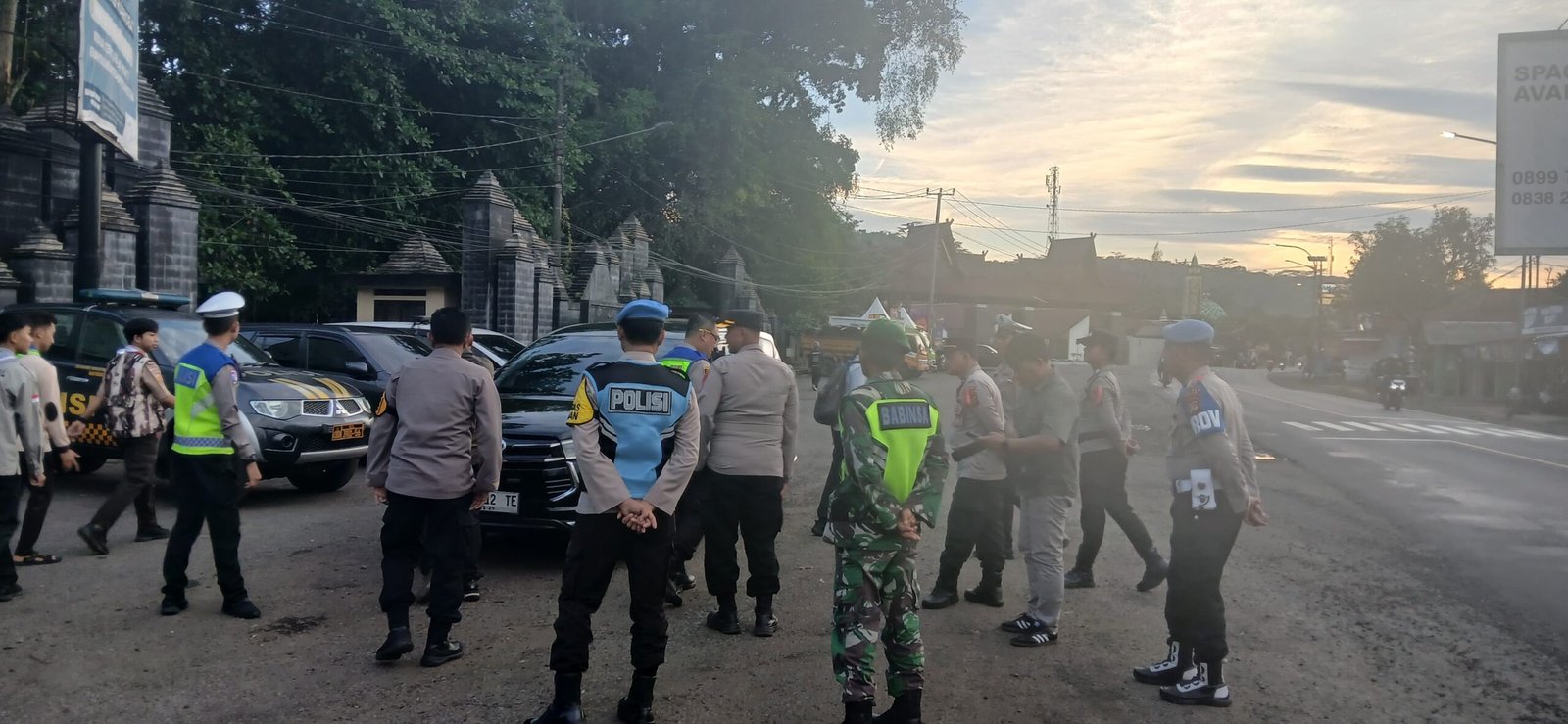 Kapolres Ciamis Cek Pos Yan Karangkamulyan Jelan Hari Raya Idul Fitri 1447 Hijriyah