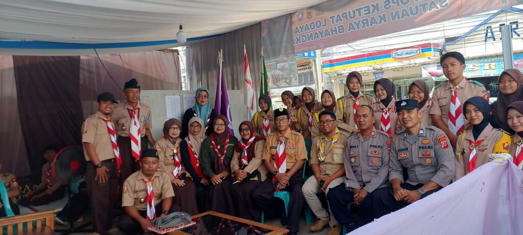 Polsek Banjarsari Perkuat Sinergitas Pengamanan, Terima Kunjungan Ketua Kwarcab Ciamis di Pos Pam Pramuka