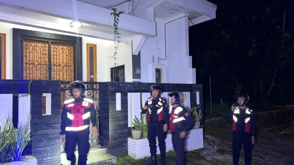 Cipkon Jelan Idul Fitri, Satgas Preventif Polres Ciamis Datangi Setiap Rumah Kosong Ditinggal Mudik