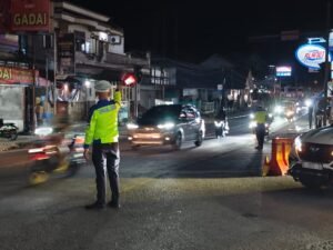 Pos Pam Cisaga Ops Ketupat Lodaya 2026 Polres Ciamis Turun ke Jalan Lakukan Pengaturan Lalin
