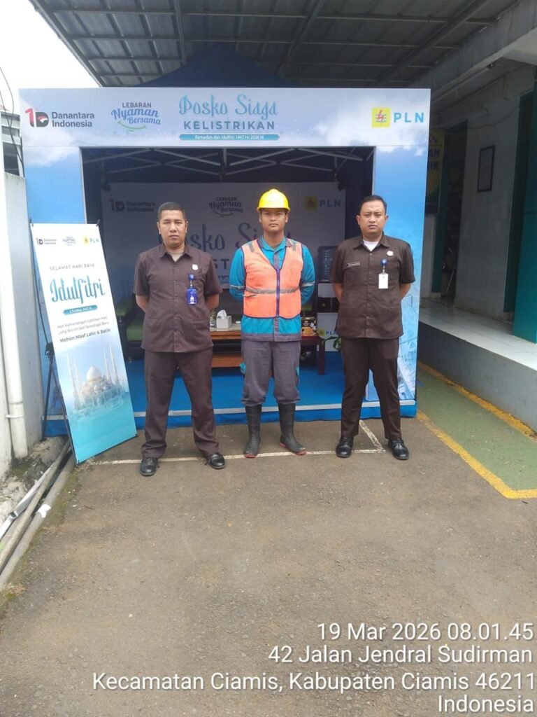 PLN Ciamis Siagakan 61 Personel dan SPKLU, Pastikan Listrik Andal Saat Idulfitri 1447 H
