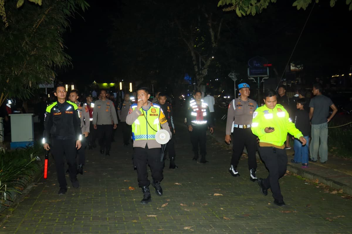 Polres Ciamis Amankan Malam Takbiran, Sinergi Lintas Instansi Jaga Kondusivitas Wilayah