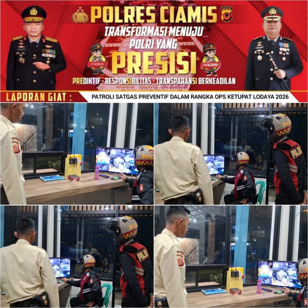 Satgas Preventif Patroli ke Obvit, Gardu PLN Ciamis Jadi Sasaran Potensi Gangguan Kamtibmas