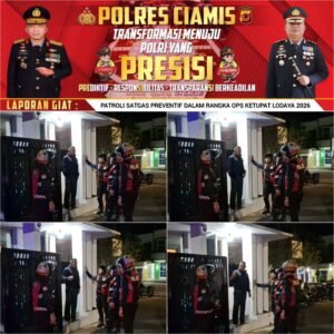 Satgas Preventif Ops Ketupat Lodaya Patroli ke Perumahan Warga Jadi Sasaran Cipkon Kamtibmas