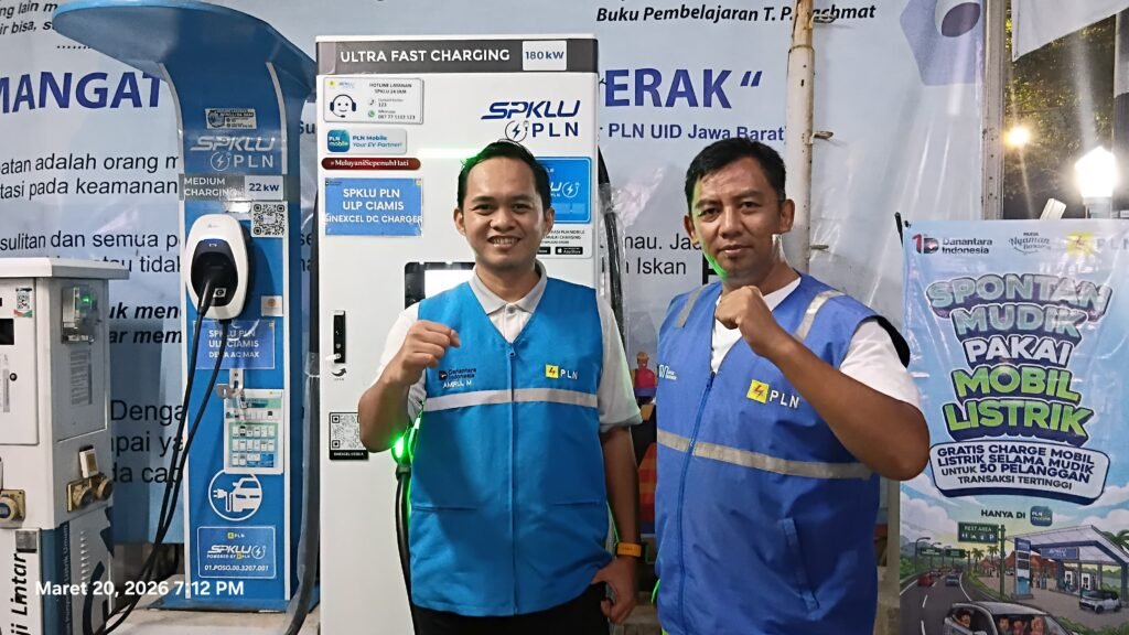 SPKLU Fast Charging 180 kW Hadir di PLN Ciamis, Pemudik Kendaraan Listrik Kini Tak Perlu Khawatir