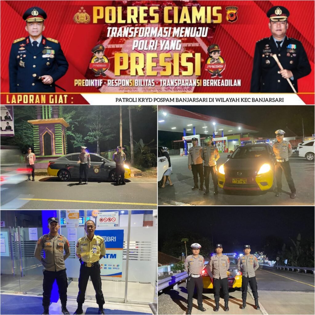 Libur Idul Fitri 1447 H, Pos Pam Banjarsari Intens Patroli KRYD Beri Kenyamanan Masyarakat