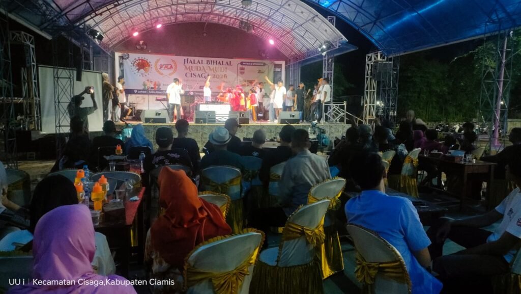 Beri Kenyamanan Warga, Polsek Cisaga Bersiaga Lakukan Pengamanan Hiburan Rakyat