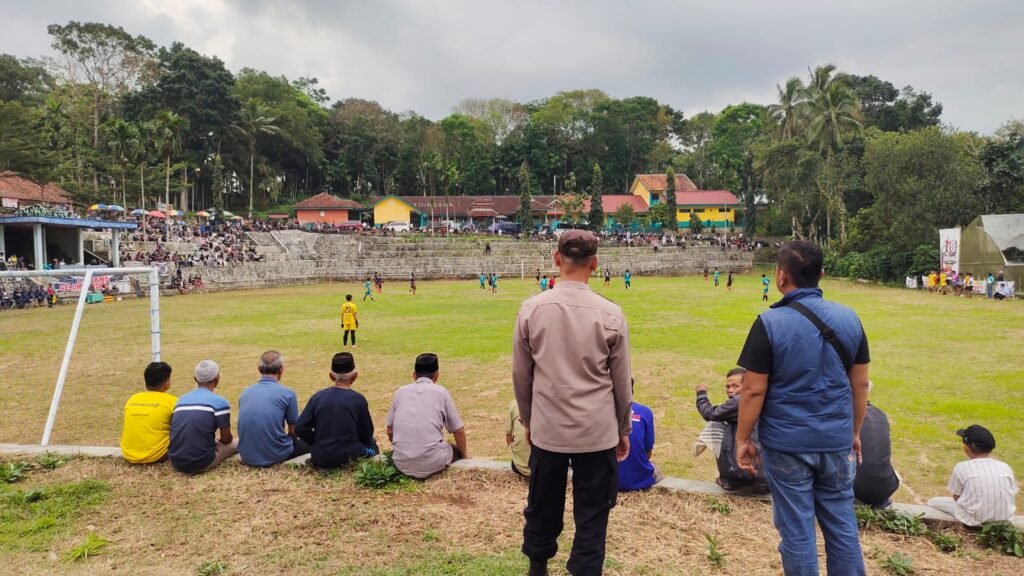 Cegah Gangguan Kamtibmas, Polsek Kawali Siagakan Personel Pam Turnamen Indra Jaya Cup 2026