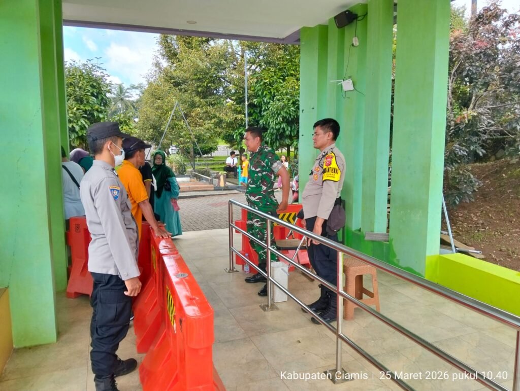 *Libur Lebaran dan Anak Sekolah, Polsek Cipaku Pantau Aktivitas di Area Wisata di Kecamatan Cipaku