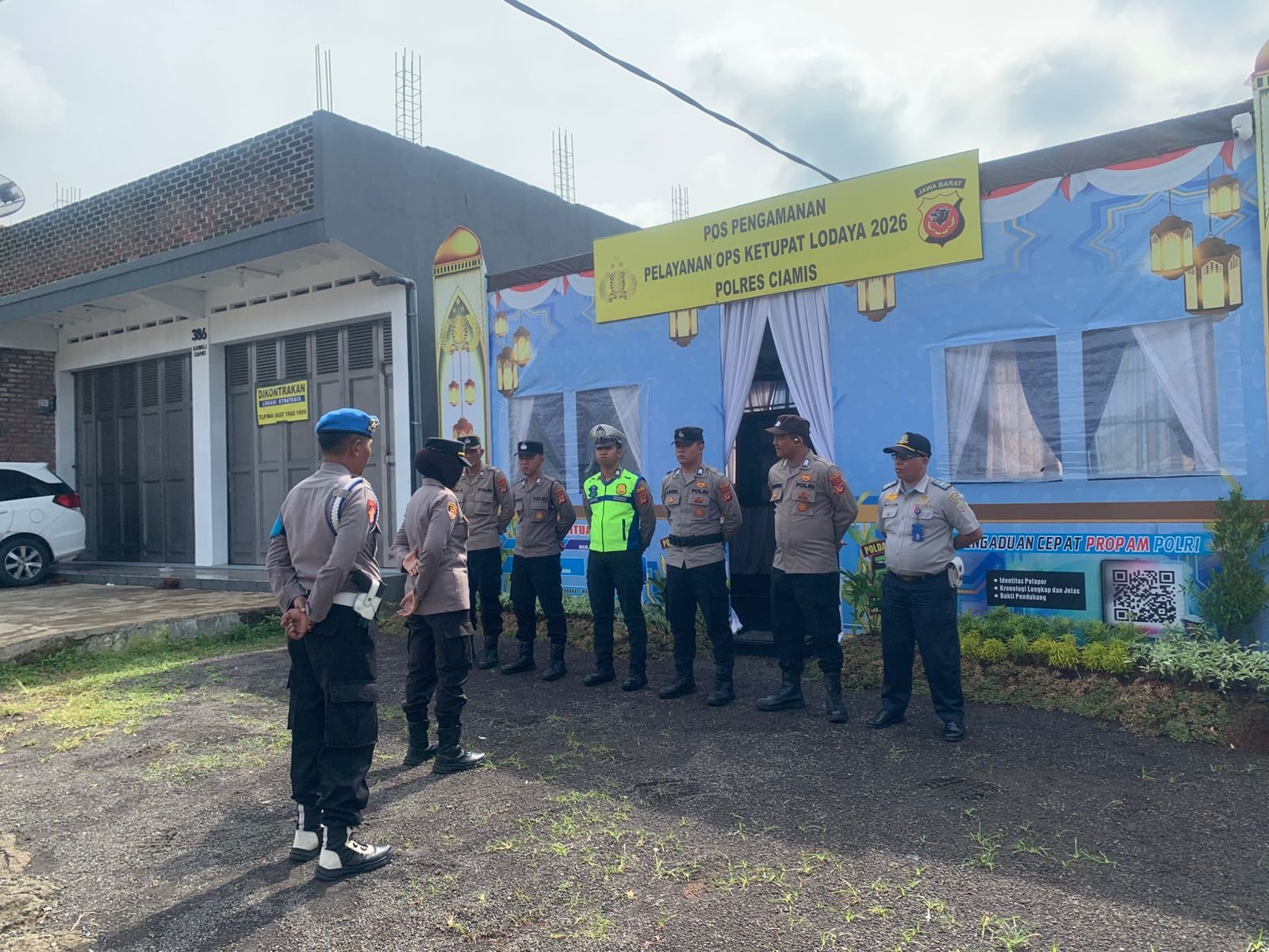 Polres Cianis Laksanakan Apel KRYD di Kawali, Perkuat Cipta Kondisi Pasca Lebaran