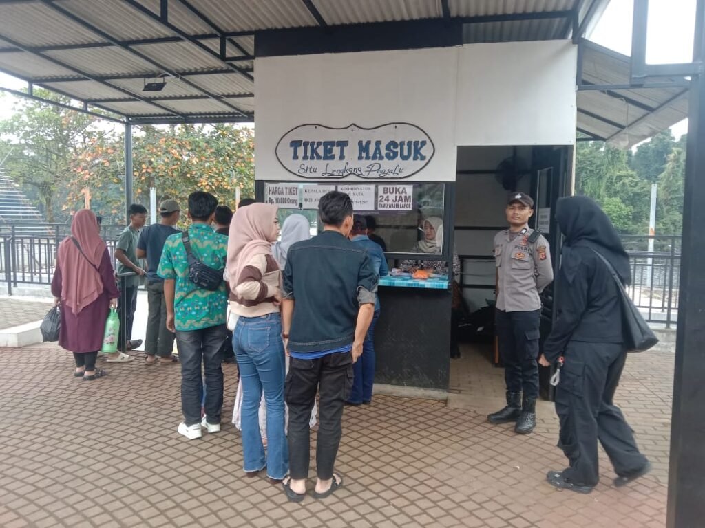 Libur Lebaran 2026, Polsek Panjalu Pantau Aktivitas di Area Wisata dan Keramaian Warga