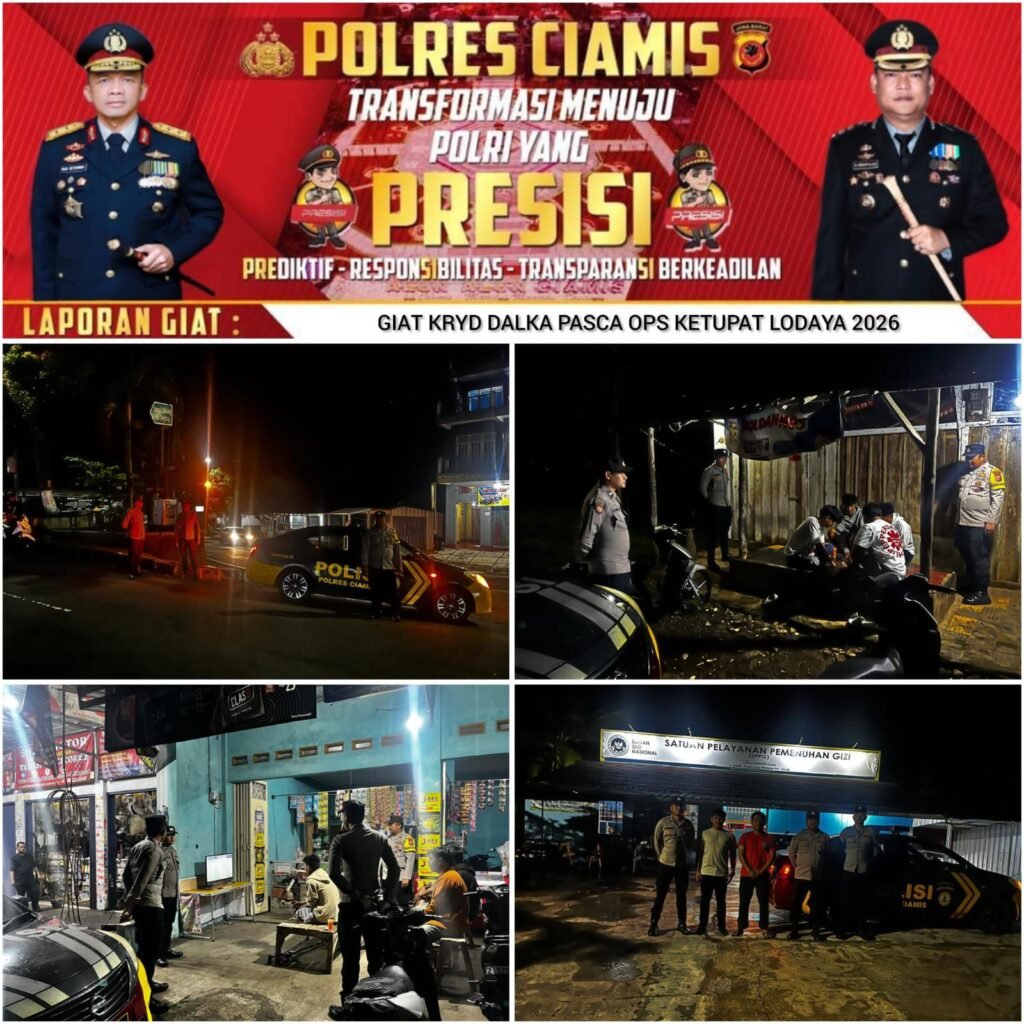 Cipkon Libur Lebaran 2026, Polsek Kawali Intens Patroli KRYD Beri Kenyamanan Masyarakat