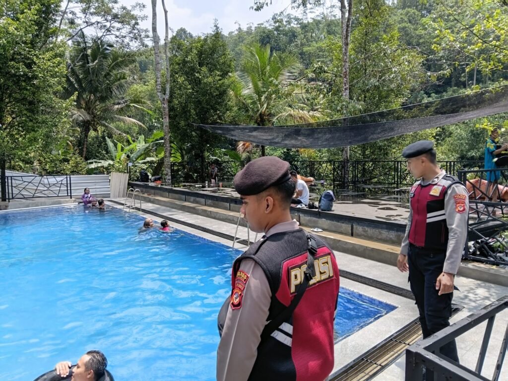 Polres Ciamis Intensifkan Patroli di Objek Wisata, Jaga Keamanan Pengunjung Pasca Lebaran
