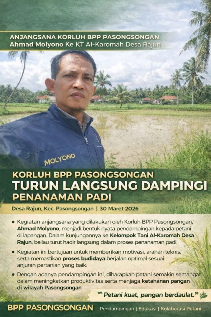 Petani Kuat, Pangan Berdaulat: Apresiasi Kinerja BPP Pesongsongan