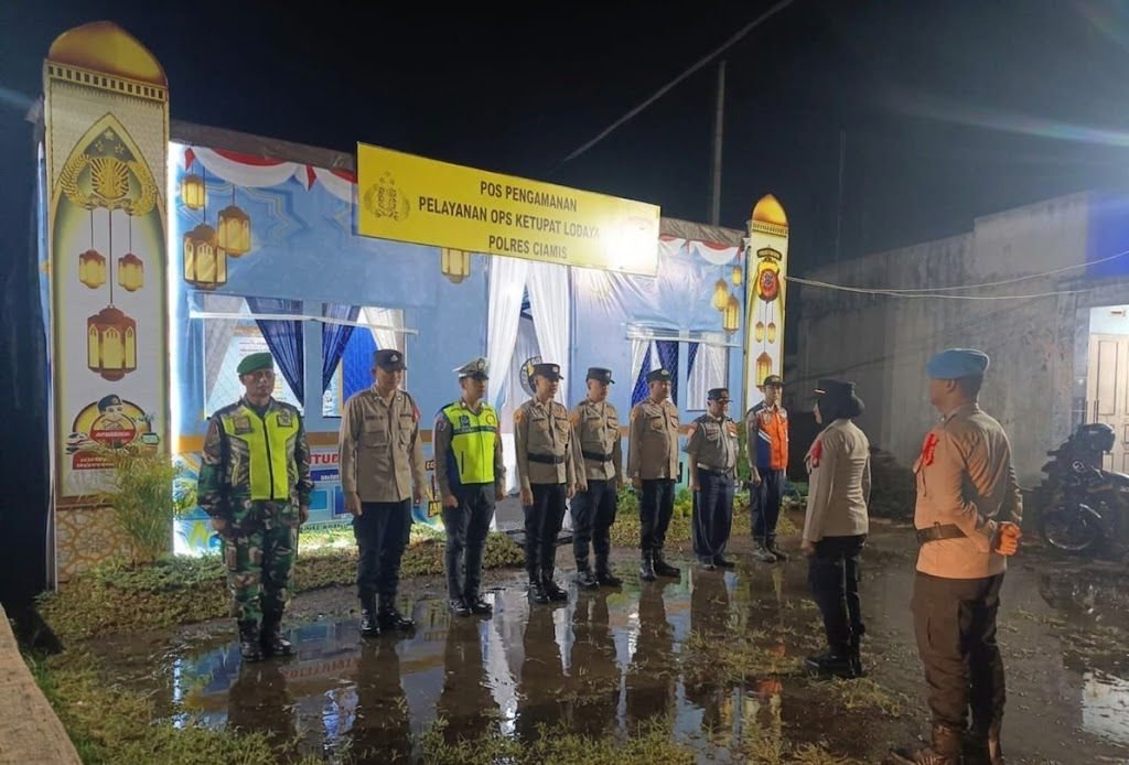 Kapospam Kawali Pimpin Langsung Apel Malam Terakhir Pasca Ops Ketupat Lodaya 2026