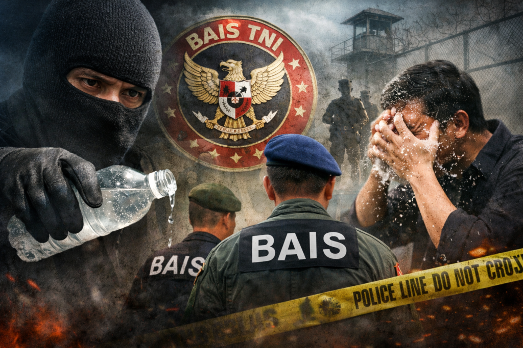 Celah Pengawasan Internal dan Risiko Penyalahgunaan Wewenang: Keterlibatan Anggota BAIS dalam Kasus Penyiraman Air Keras Disorot