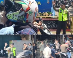 Polsek Samarang Giat pemantauan dan Pengaturan Lalu Lintas Dalam Rangka Ops Ketupat Lodaya 2026