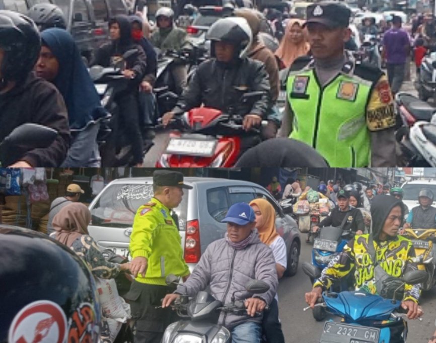 Dalka Ops Ketupat Lodaya 2026, Polsek Samarang Turun Langsung Ke Jalan Lakukan Pengaturan Lalin dan Pemantauan Tempat Wisata