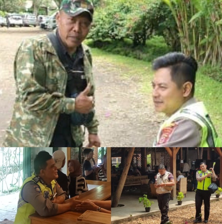 Gelar Patroli Dan Pemantauan Pengunjung Wisata Pasca OPS Ketupat Lodaya Di Wilkum Polsek Samarang