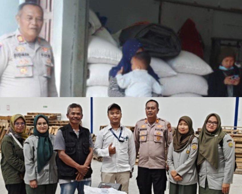 Dukung Ketahanan Pangan, Kapolsek Sukawening Kawal Serapan 21 Ton Jagung ke Gudang Bulog