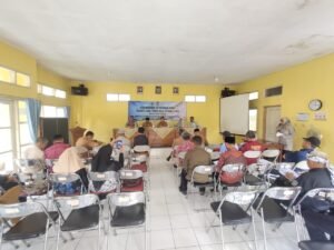 Perkuat Sinergitas, Polsek Panjalu Ikuti Musyawarah BumDesMa Abhinaya LKD