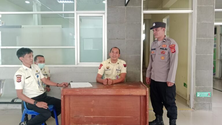Cipkon Kamtibmas, Polsek Ciamis Datangi dan Koorkom ke Satpam RSUD Ciamis