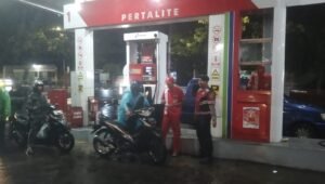 Sat Samapta Polres Ciamis Laksanakan Patroli Dialogis, Tingkatkan Keamanan di Objek Vital SPBU