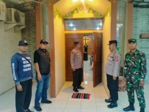 Jumat Agung, Polsek Banjarsari Bersiaga Beri Pengamanan di Gereja Pantekosta Di Indonesia