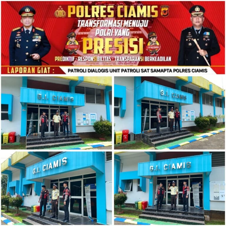 Cipkon Kamtibmas, Satuan Samapta Polres Ciamis Patroli Dialogis ke Area Obvitnas