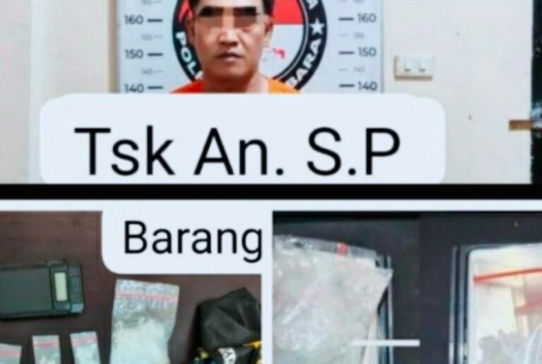 Bravo Satres Narkoba Polres Batu Bara Menangkap Pengedar Sabu di Sei Balai Barang Bukti 16,99 Gram