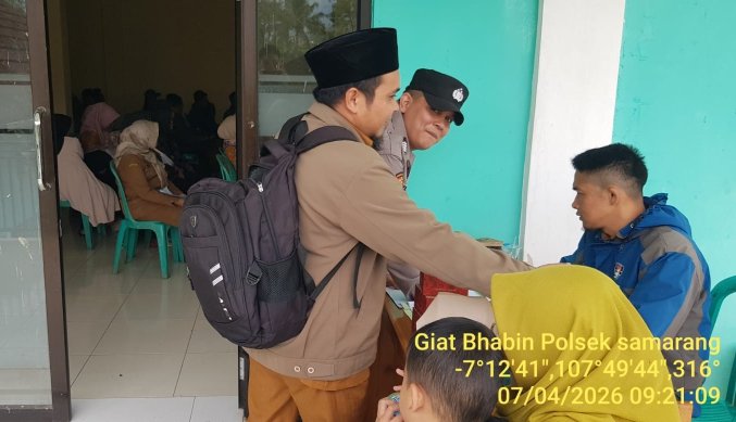 Perkuat Sinergi dengan Warga, Polsek Samarang Gelar Ngariung Kamtibmas di Desa Tanjung Anom