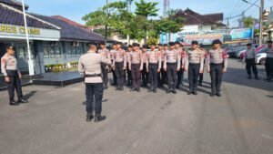Polres Ciamis Tingkatkan Kesiapsiagaan Personel Melalui Latihan Dalmas Sat Samapta