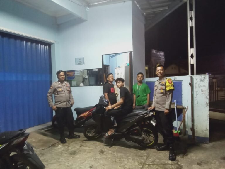 Cipkon Kamtibmas Saat Malam, Polsek Kawali Intens Patroli KRYD Hingga ke Pemukiman Warga