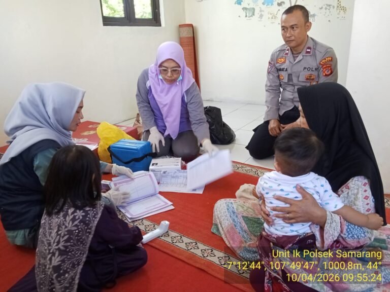 ORI Campak 2026 di Samarang Berjalan Lancar, Sinergi Lintas Sektor Capai Hasil Optimal