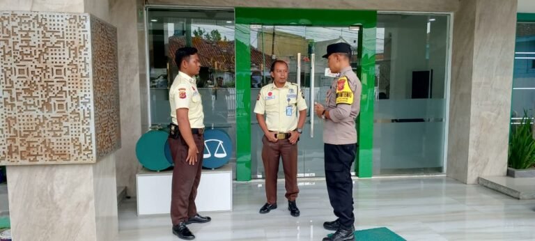 Polsek Banjarsari Koordinasi Bersama Satpam Perbankan Antisipasi Gangguan Kamtibmas