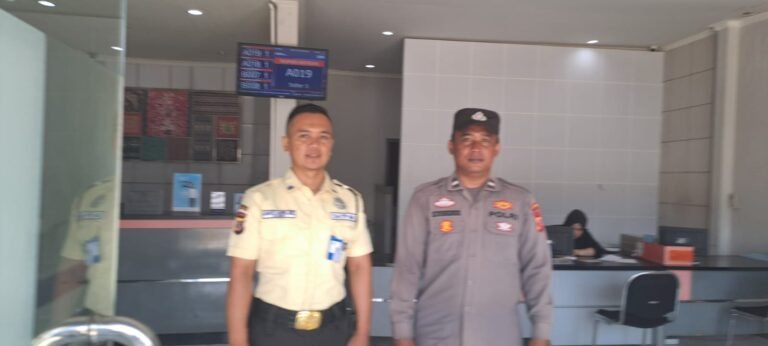 Polsek Cisaga Koordinasi Bersama Satpam Perbankan Antisipasi Gangguan Kamtibmas