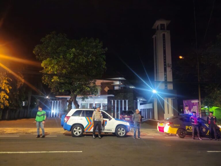 Patroli Biru Polres Ciamis, Antisipasi Kejahatan Jalanan dan Balap Liar di Pusat Kota